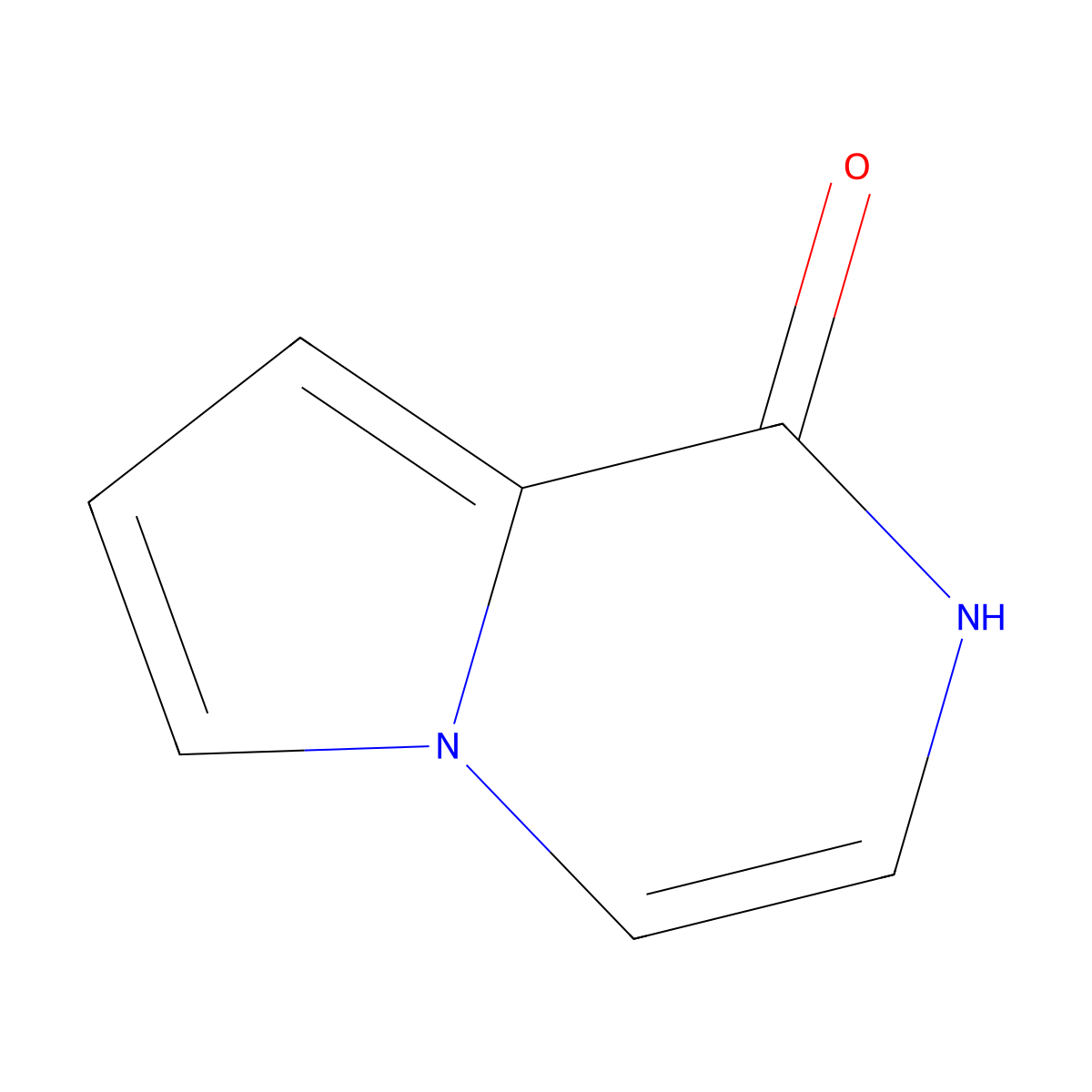1H,2H-pyrrolo(1,2-a)pyrazin-1-one molecular structure, CAS 136927-63-4