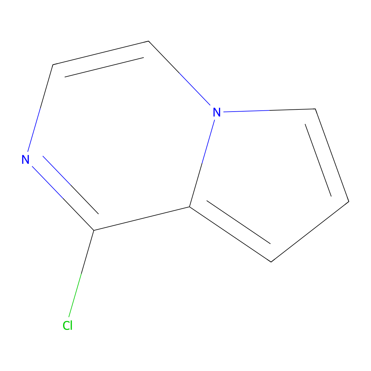 1-Chloropyrrolo(1,2-a)pyrazine molecular structure, CAS 136927-64-5