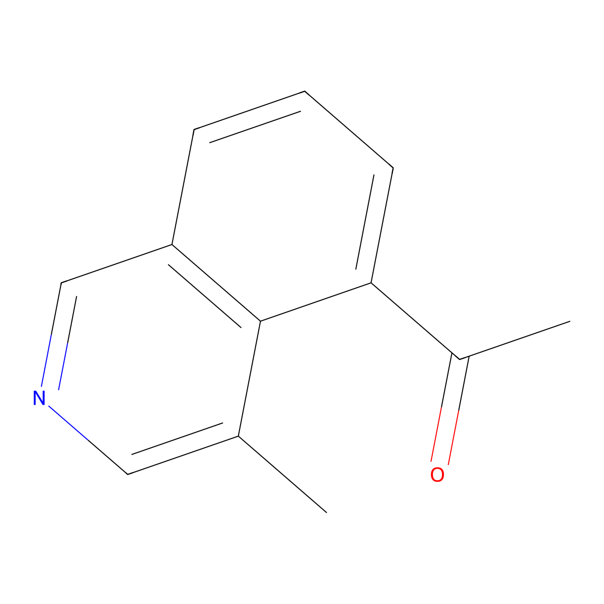 1-(4-Methylisoquinolin-5-yl)ethanone molecular structure, CAS 1369278-82-9