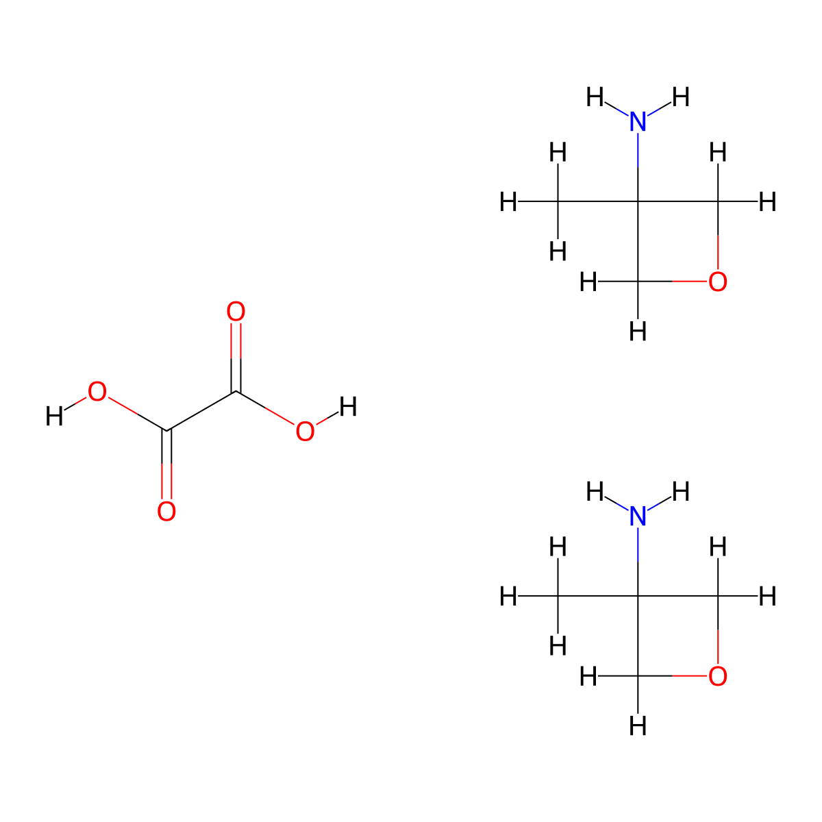 3-Methyl-3-oxetanamine hemioxalate molecular structure, CAS 1369338-95-3