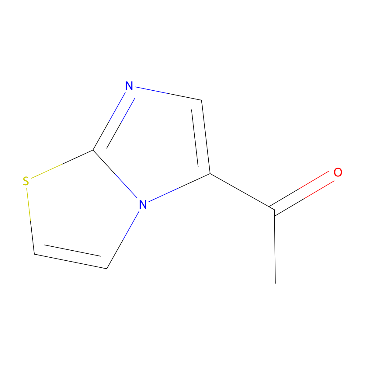 1-{Imidazo[2,1-b][1,3]thiazol-5-yl}ethan-1-one molecular structure, CAS 1369341-20-7
