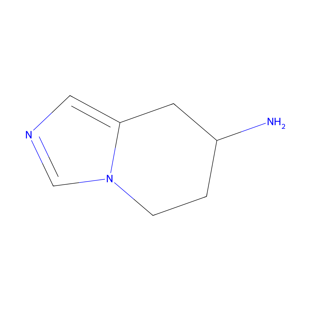 5H,6H,7H,8H-imidazo[1,5-a]pyridin-7-amine molecular structure, CAS 1369345-80-1