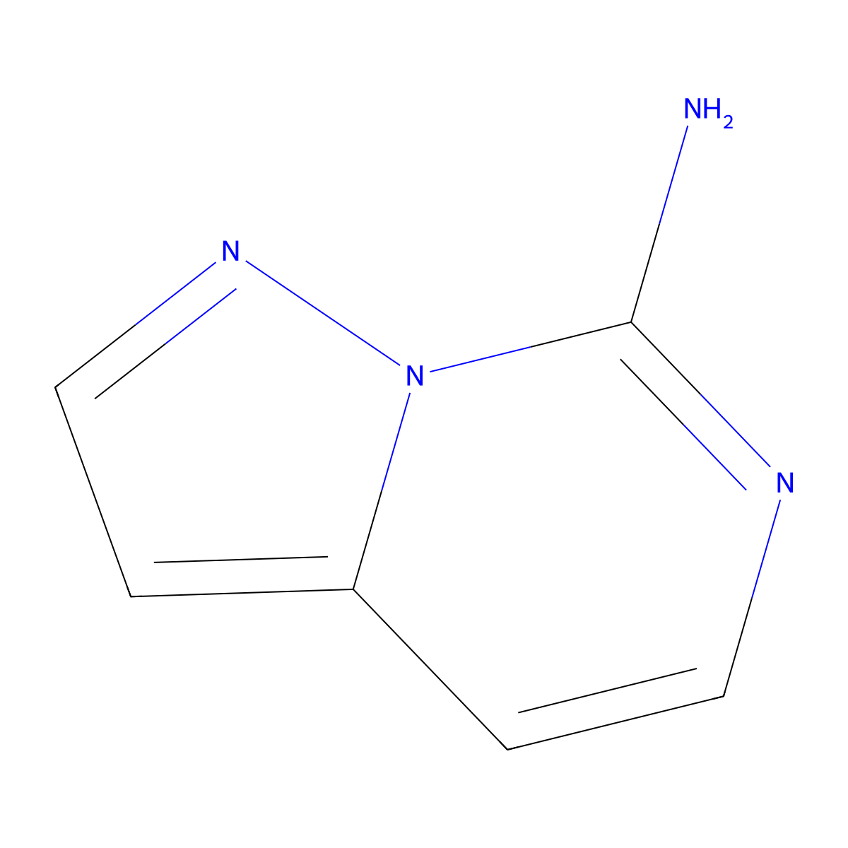 Pyrazolo[1,5-c]pyrimidin-7-amine molecular structure, CAS 1369346-27-9