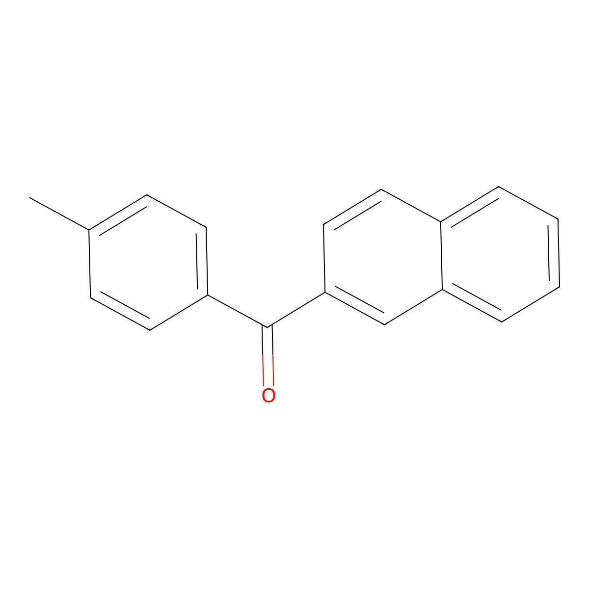 Methanone, (4-methylphenyl)-2-naphthalenyl- molecular structure, CAS 136935-71-2