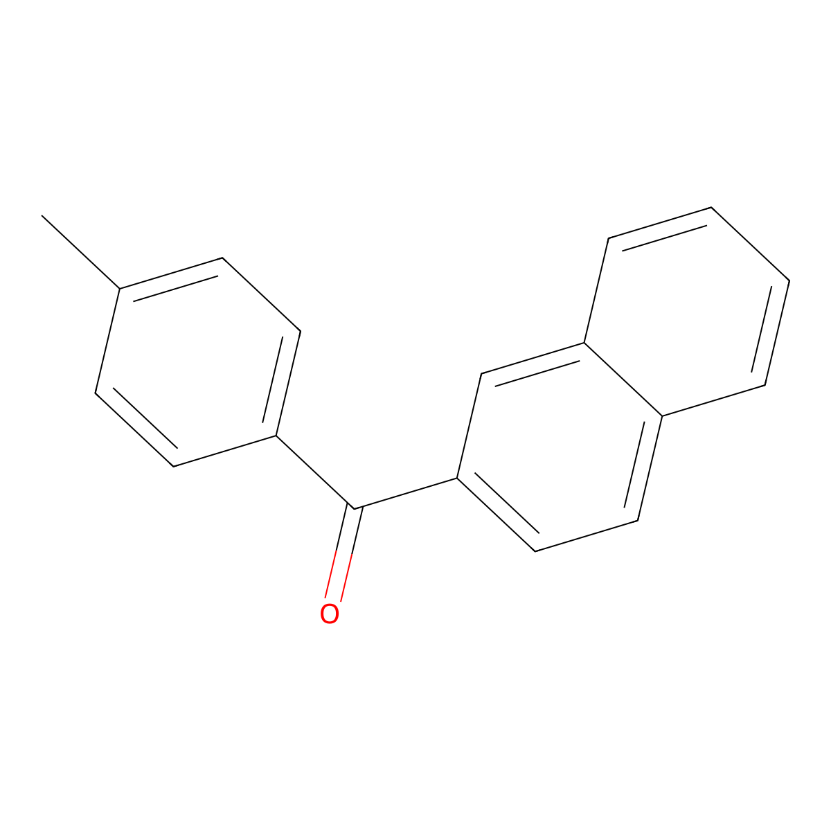 Methanone, (4-methylphenyl)-2-naphthalenyl- molecular structure, CAS 136935-71-2
