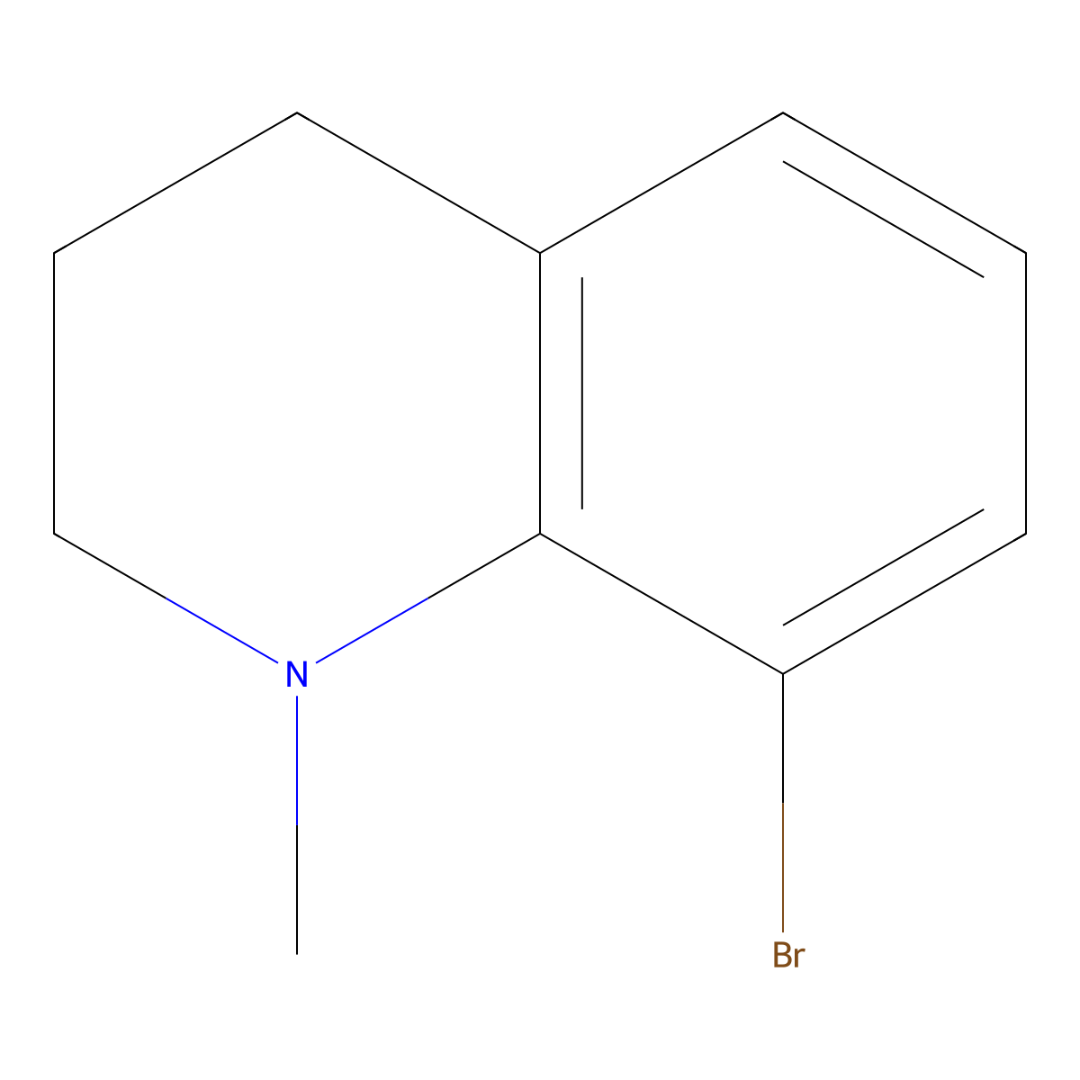 8-Bromo-1-methyl-1,2,3,4-tetrahydroquinoline molecular structure, CAS 1369353-48-9
