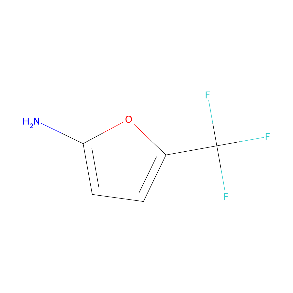 5-(Trifluoromethyl)furan-2-amine molecular structure, CAS 1369364-61-3