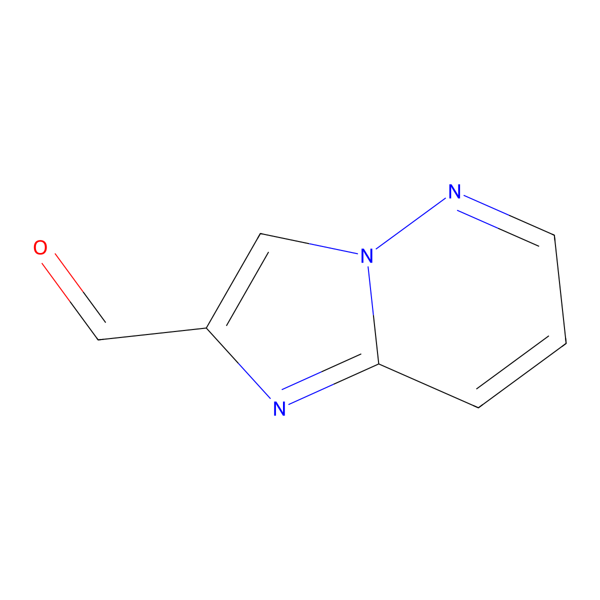 Imidazo[1,2-b]pyridazine-2-carbaldehyde molecular structure, CAS 1369366-97-1