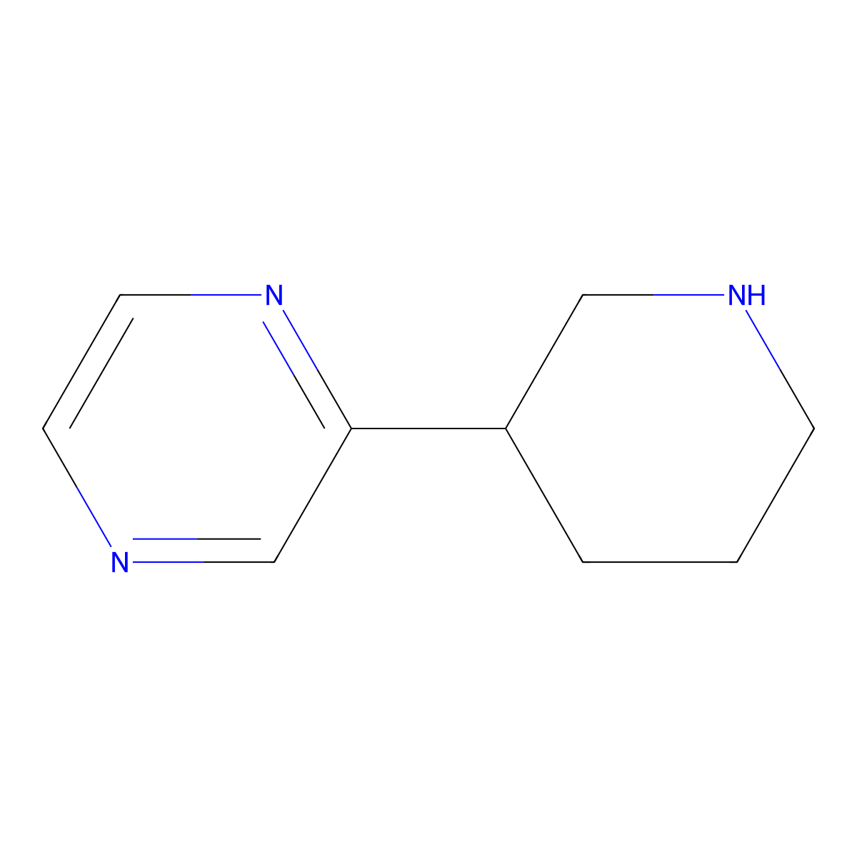 2-(Piperidin-3-YL)pyrazine molecular structure, CAS 1369367-37-2