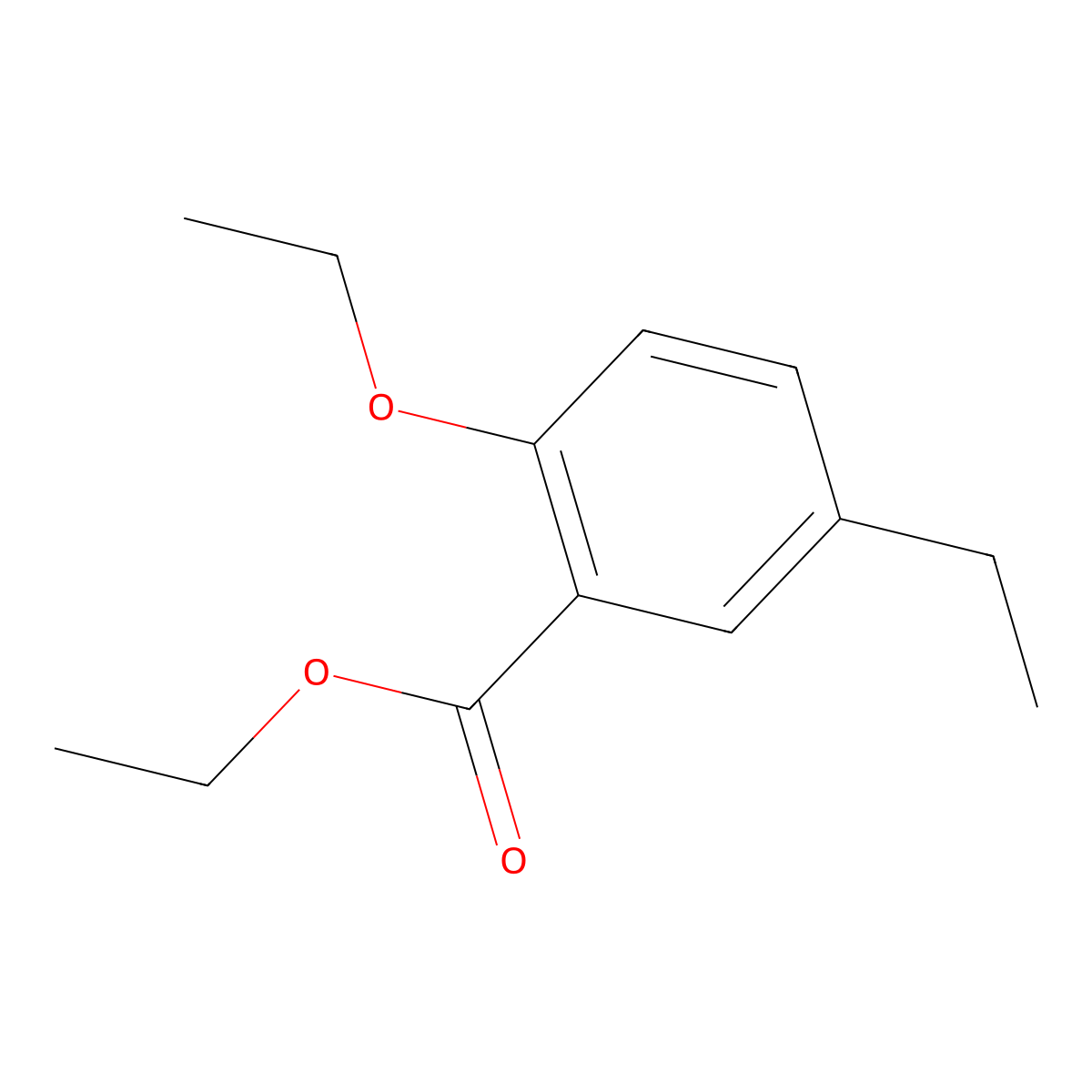 Ethyl 2-ethoxy-5-ethylbenzoate molecular structure, CAS 1369368-83-1
