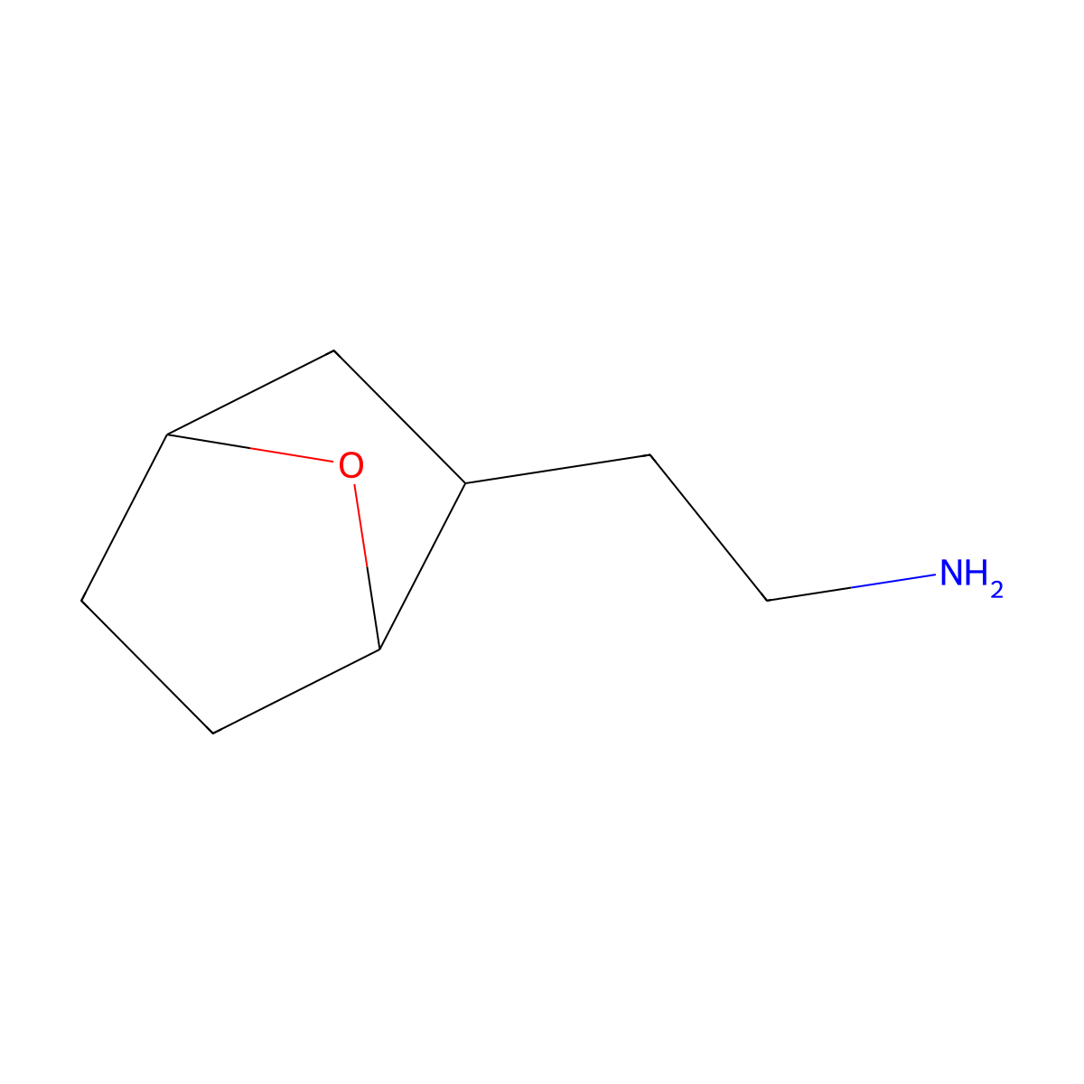 2-{7-Oxabicyclo[2.2.1]heptan-2-yl}ethan-1-amine molecular structure, CAS 1369381-64-5