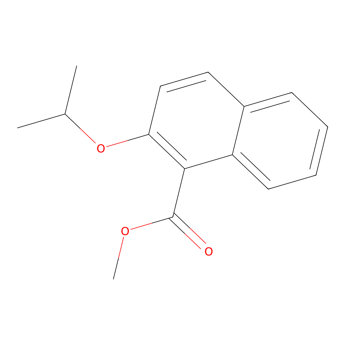 Methyl 2-isopropoxy-1-naphthoate molecular structure, CAS 1369409-61-9
