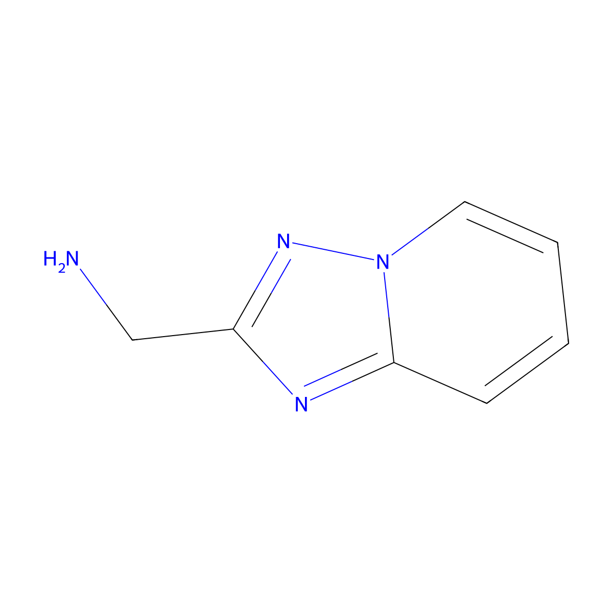 [1,2,4]Triazolo[1,5-a]pyridin-2-ylmethanamine molecular structure, CAS 1369412-53-2