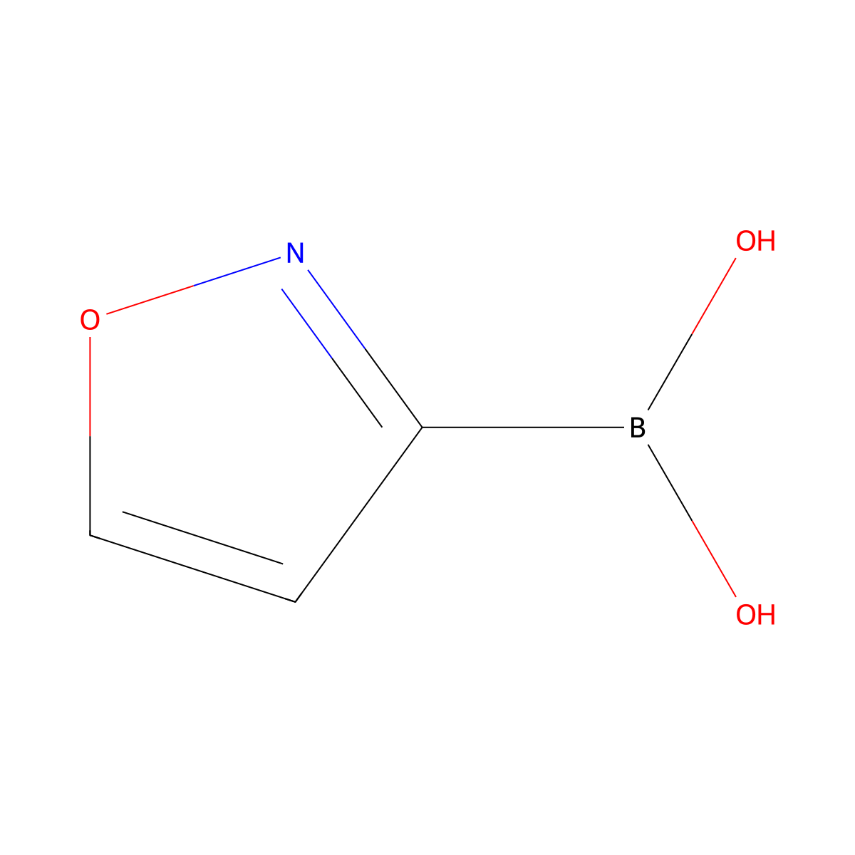 Isoxazol-3-ylboronic acid molecular structure, CAS 1369481-49-1