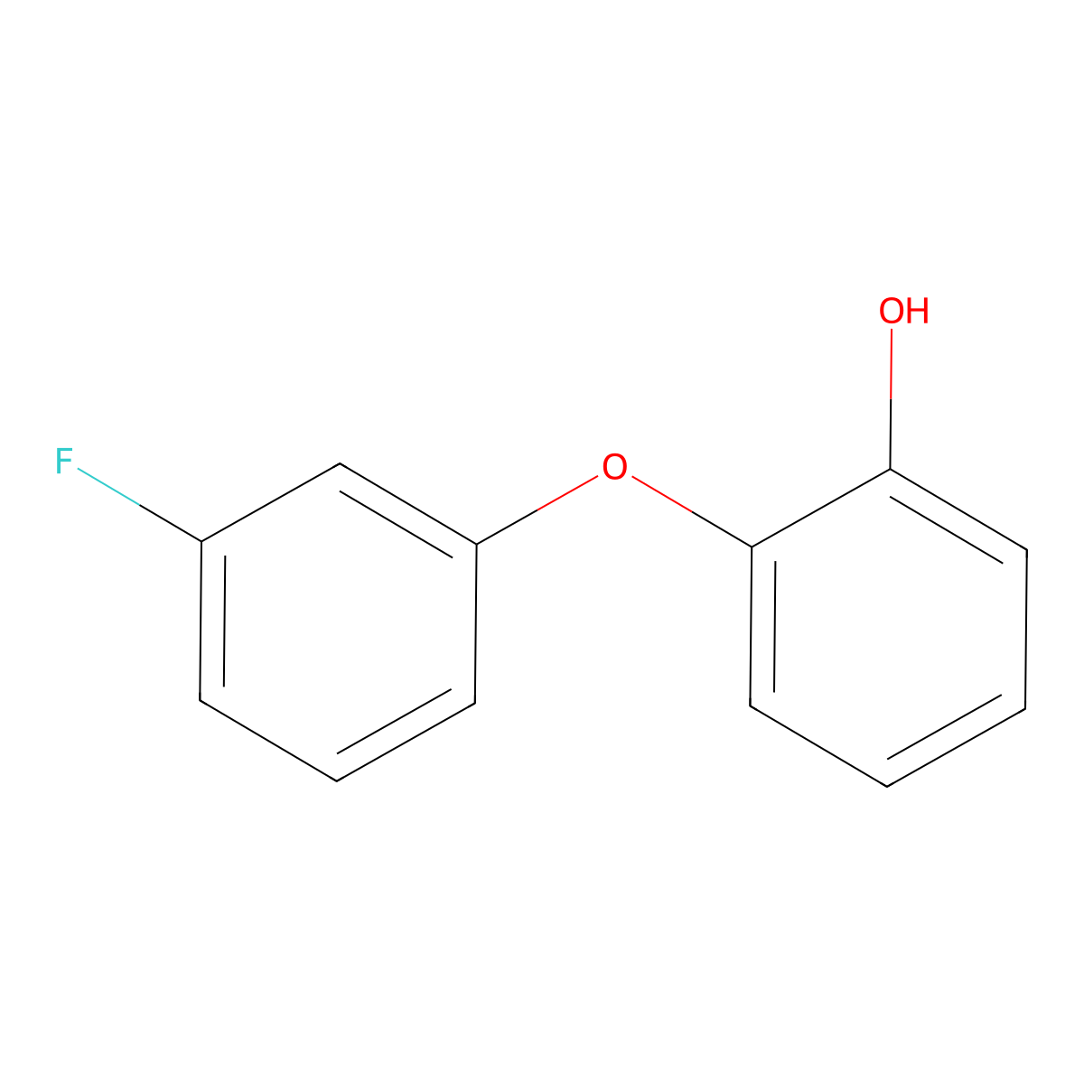 2-(3-Fluorophenoxy)phenol molecular structure, CAS 1369489-25-7