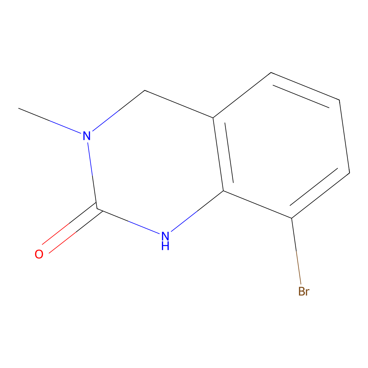 8-Bromo-3-methyl-3,4-dihydroquinazolin-2(1H)-one molecular structure, CAS 1369494-61-0