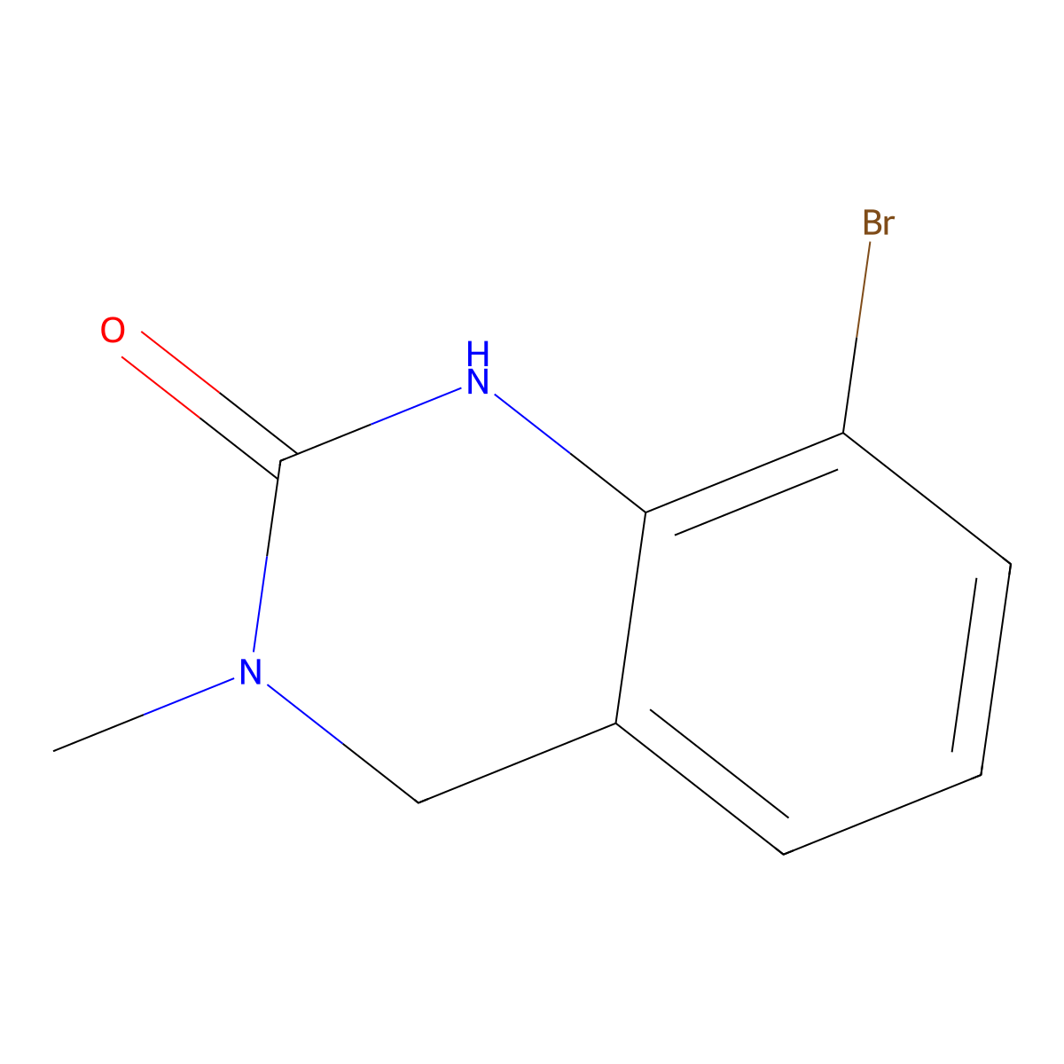 8-Bromo-3-methyl-3,4-dihydroquinazolin-2(1H)-one molecular structure, CAS 1369494-61-0