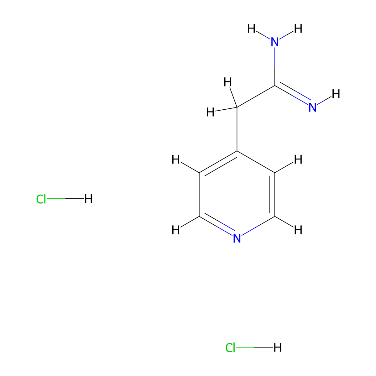 2-(Pyridin-4-yl)acetamidine dihydrochloride molecular structure, CAS 1369497-43-7