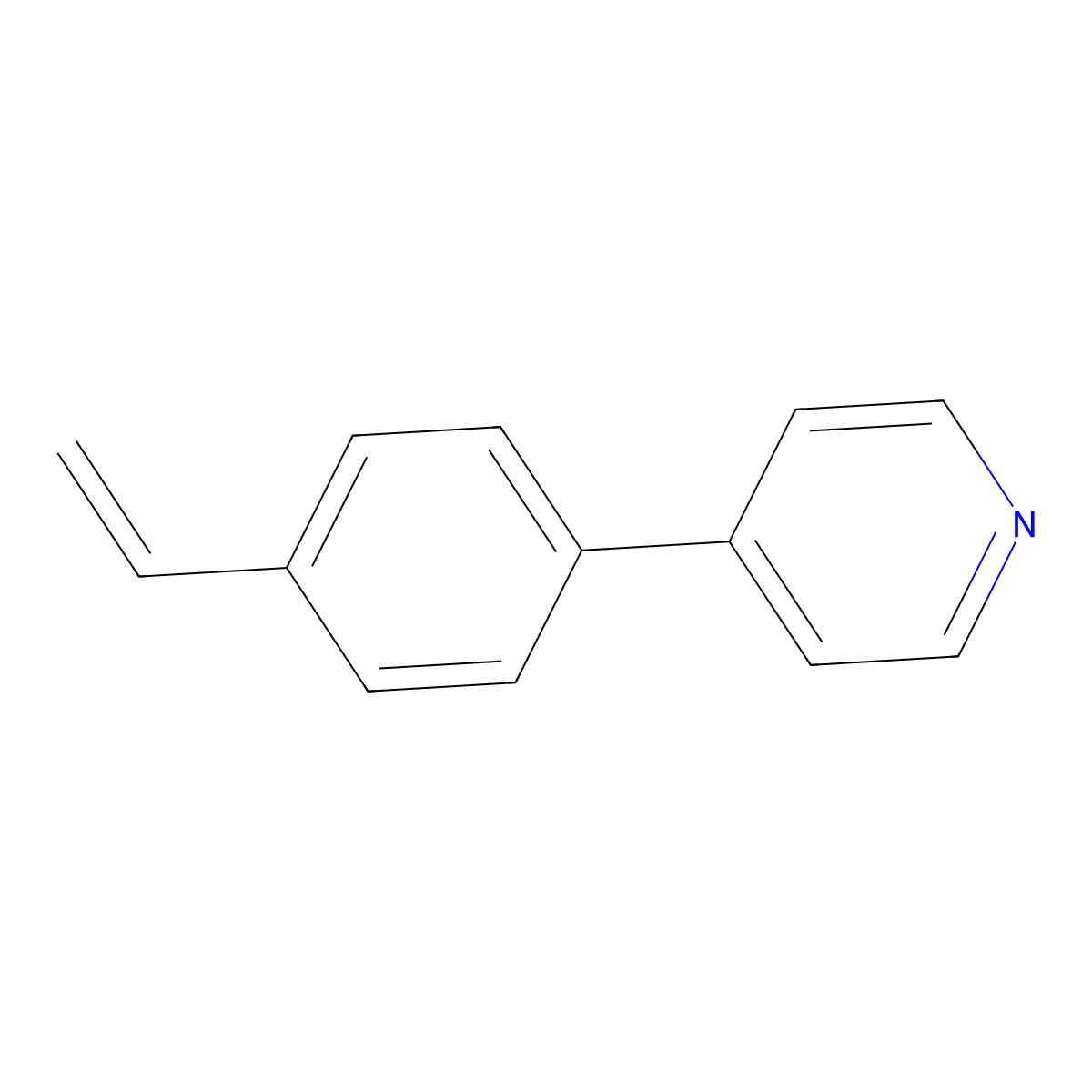 4-(4-Ethenylphenyl)pyridine molecular structure, CAS 1369535-18-1
