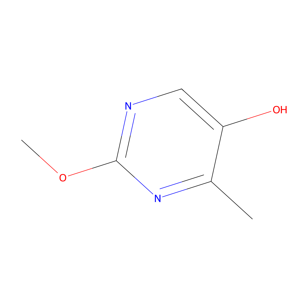 2-Methoxy-4-methylpyrimidin-5-ol molecular structure, CAS 1369766-62-0