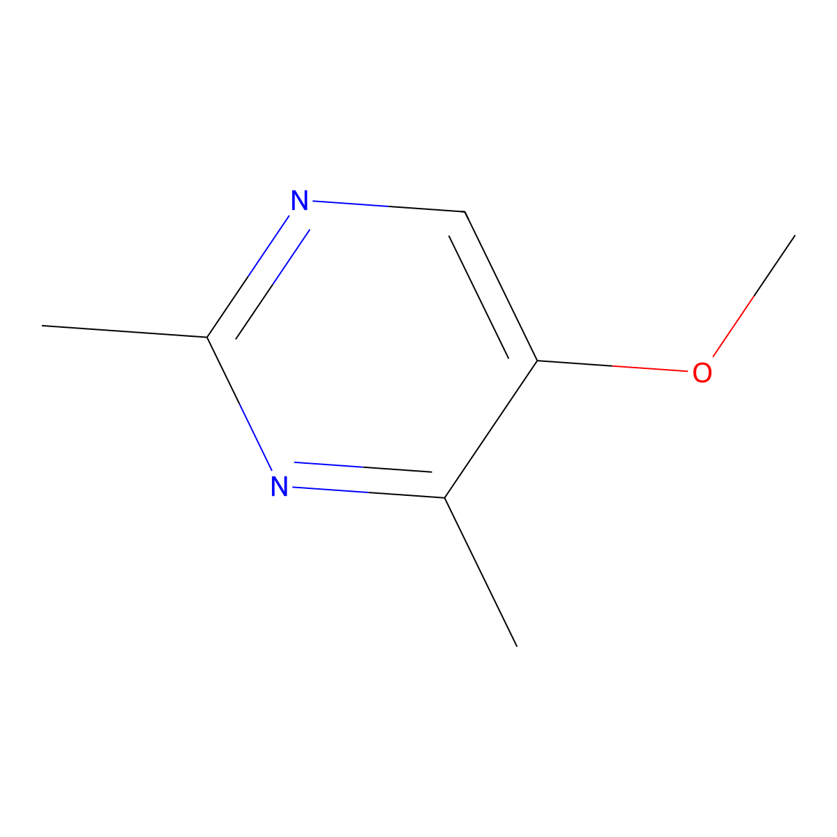 5-Methoxy-2,4-dimethylpyrimidine molecular structure, CAS 1369766-72-2
