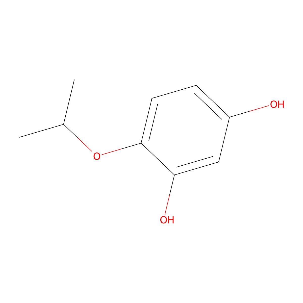 4-(Propan-2-yloxy)benzene-1,3-diol molecular structure, CAS 1369772-80-4