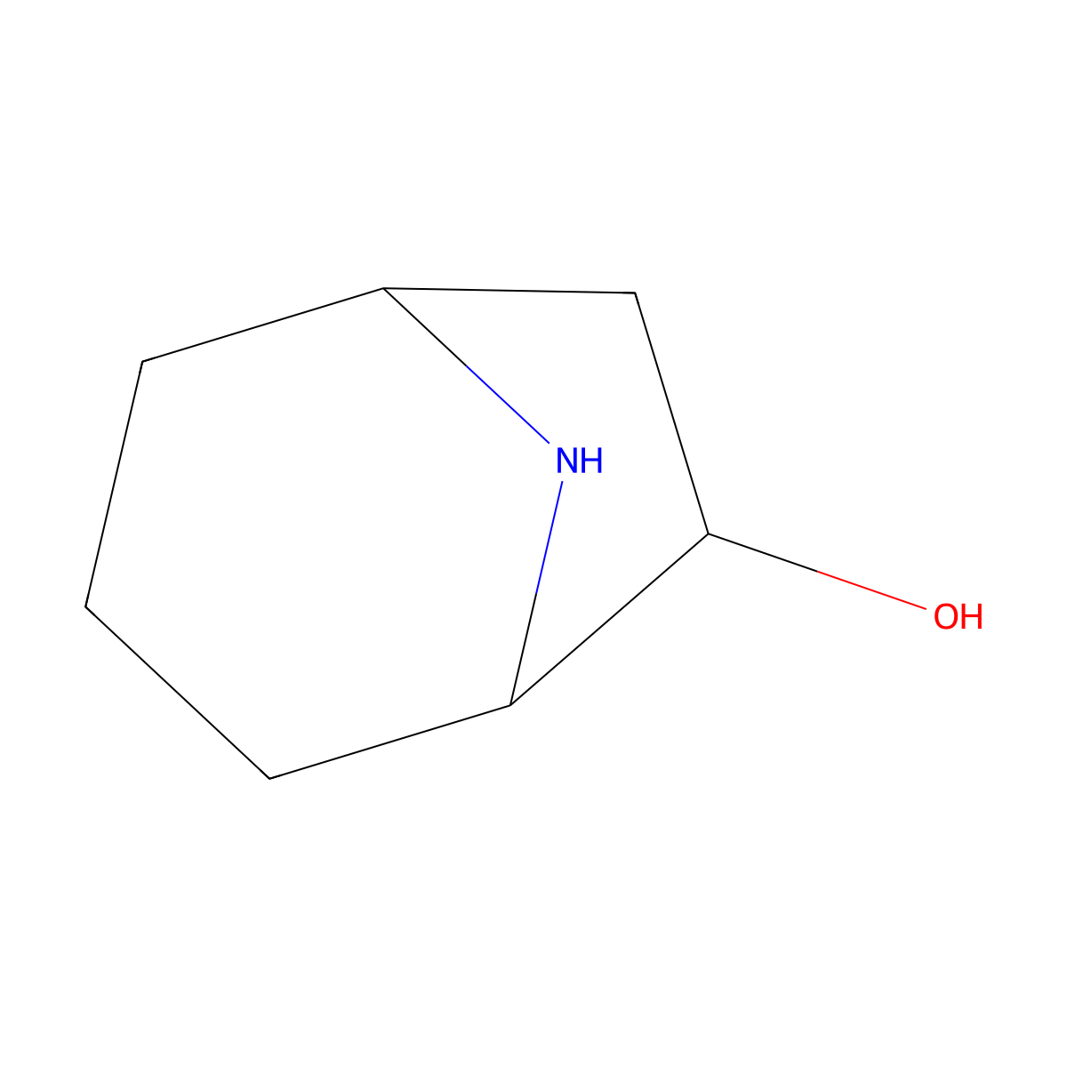 (1R,5S,6R)-rel-8-Azabicyclo[3.2.1]octan-6-ol molecular structure, CAS 1369774-29-7