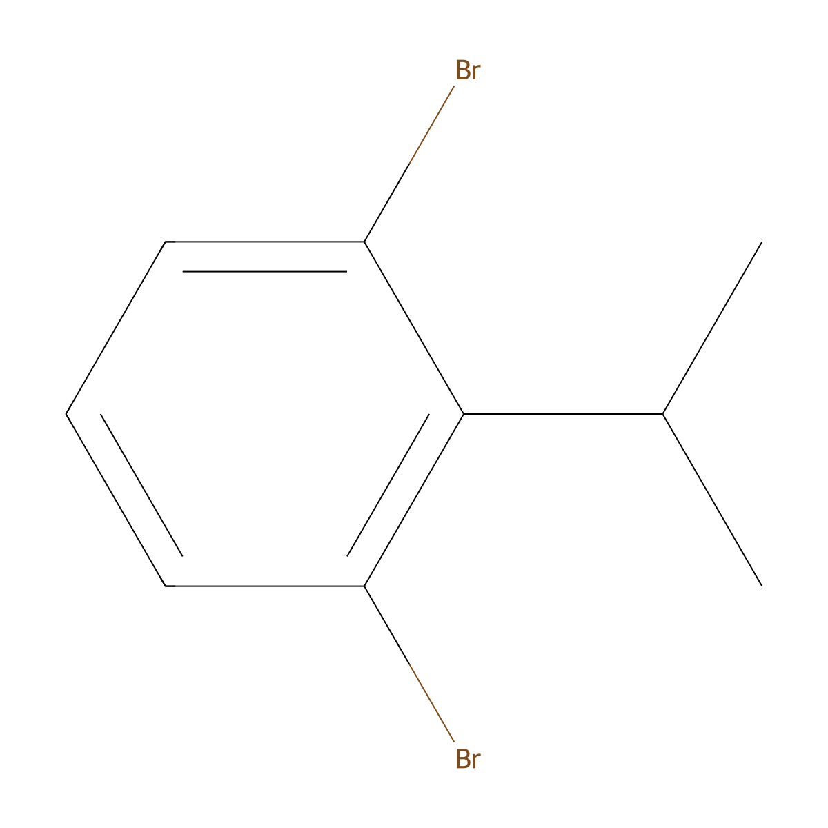 1,3-Dibromo-2-isopropylbenzene molecular structure, CAS 1369779-03-2