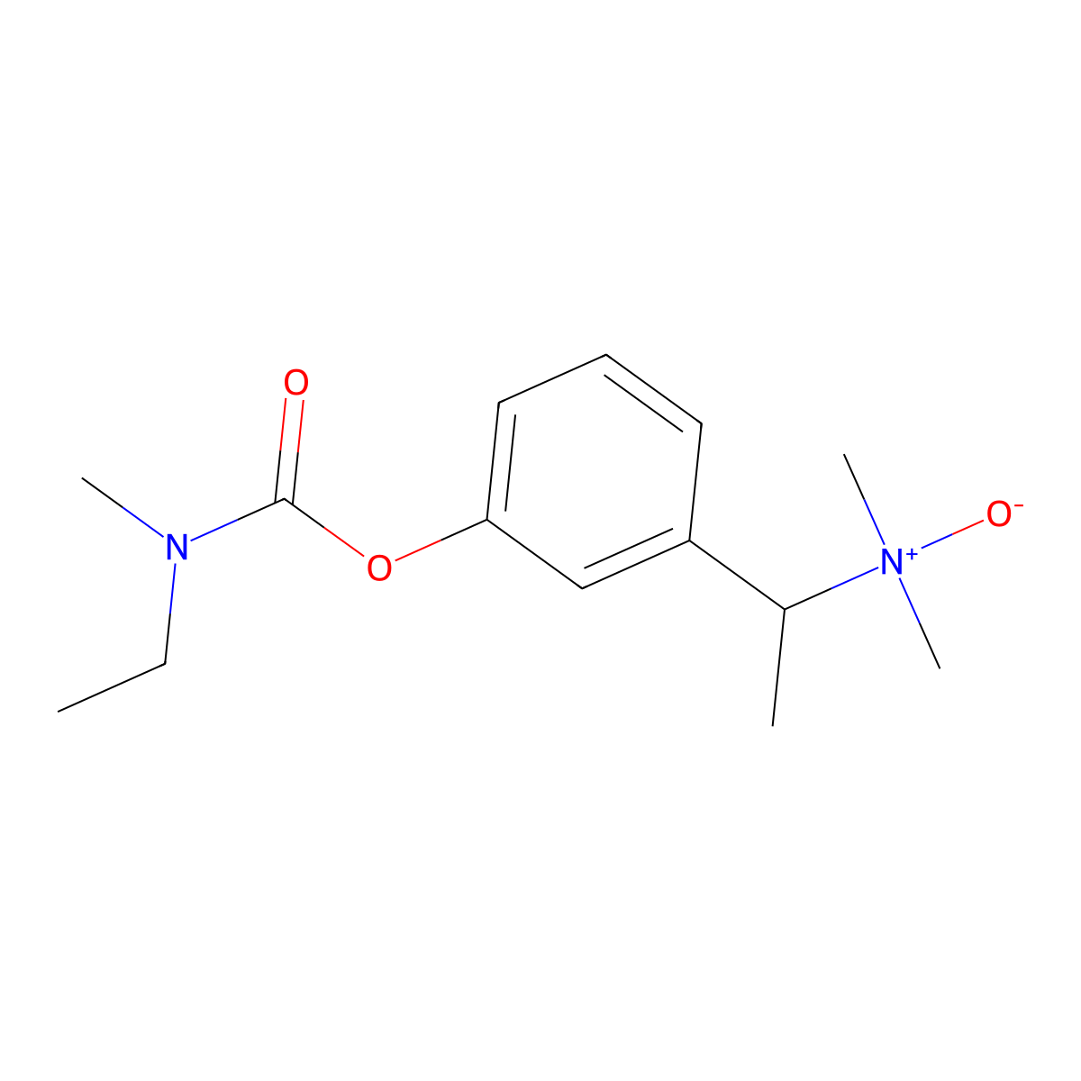 Rivastigmine N-Oxide (Technical Grade) molecular structure, CAS 1369779-37-2