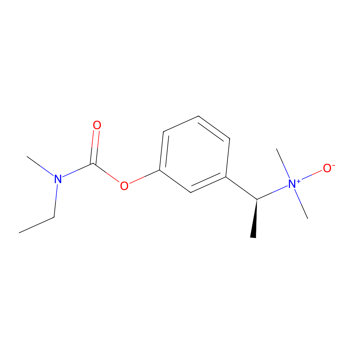 Rivastigmine N-Oxide (Technical Grade) molecular structure, CAS 1369779-37-2