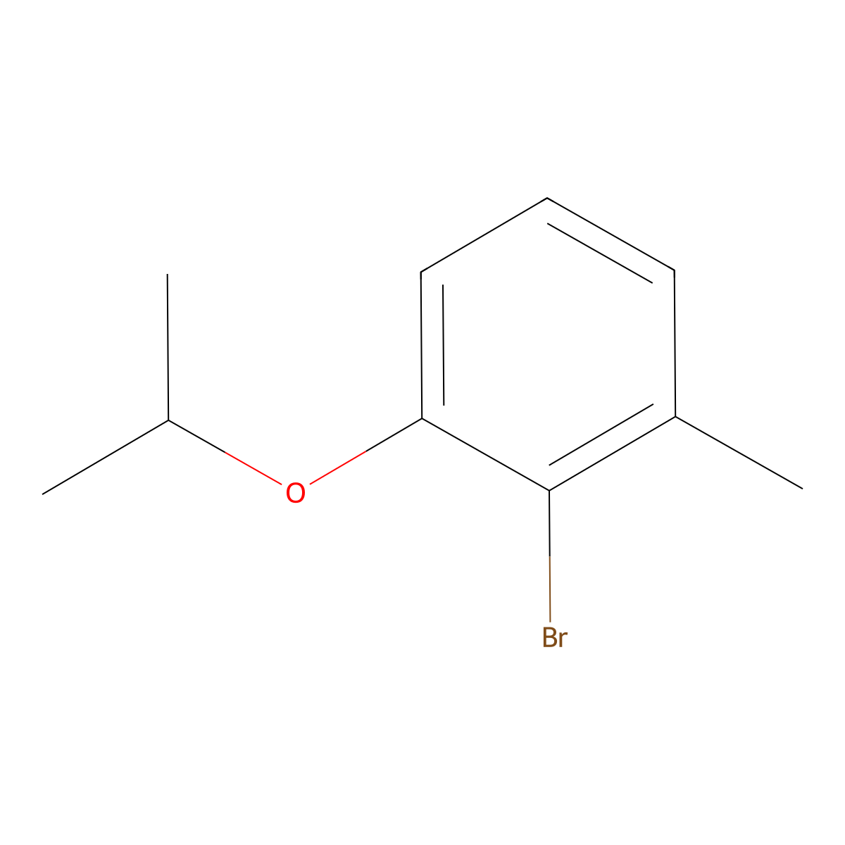 2-Bromo-1-isopropoxy-3-methylbenzene molecular structure, CAS 1369785-88-5