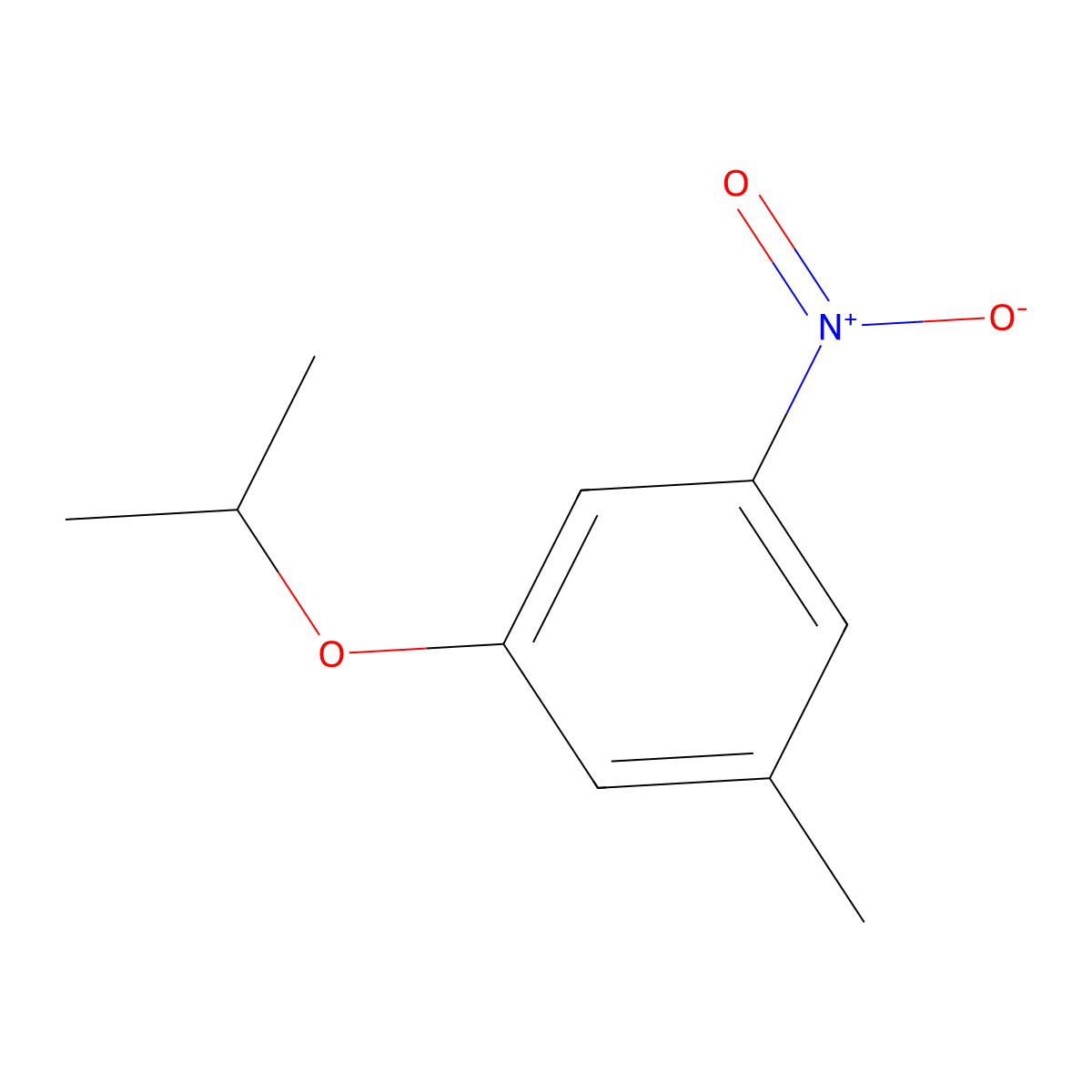 1-Methyl-3-nitro-5-(propan-2-yloxy)benzene molecular structure, CAS 1369794-32-0