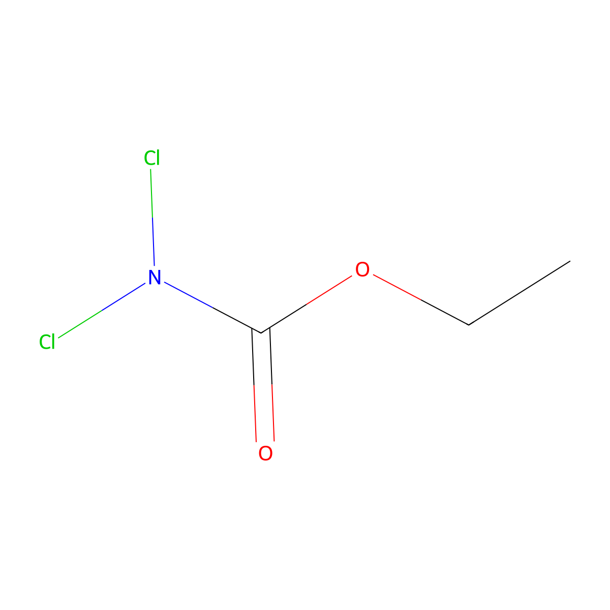 N,N-Dichlorourethan molecular structure, CAS 13698-16-3