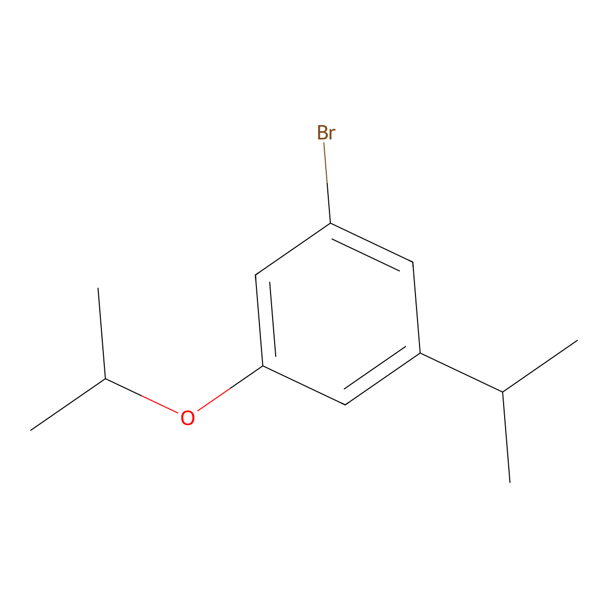 1-Bromo-3-isopropoxy-5-isopropylbenzene molecular structure, CAS 1369811-57-3