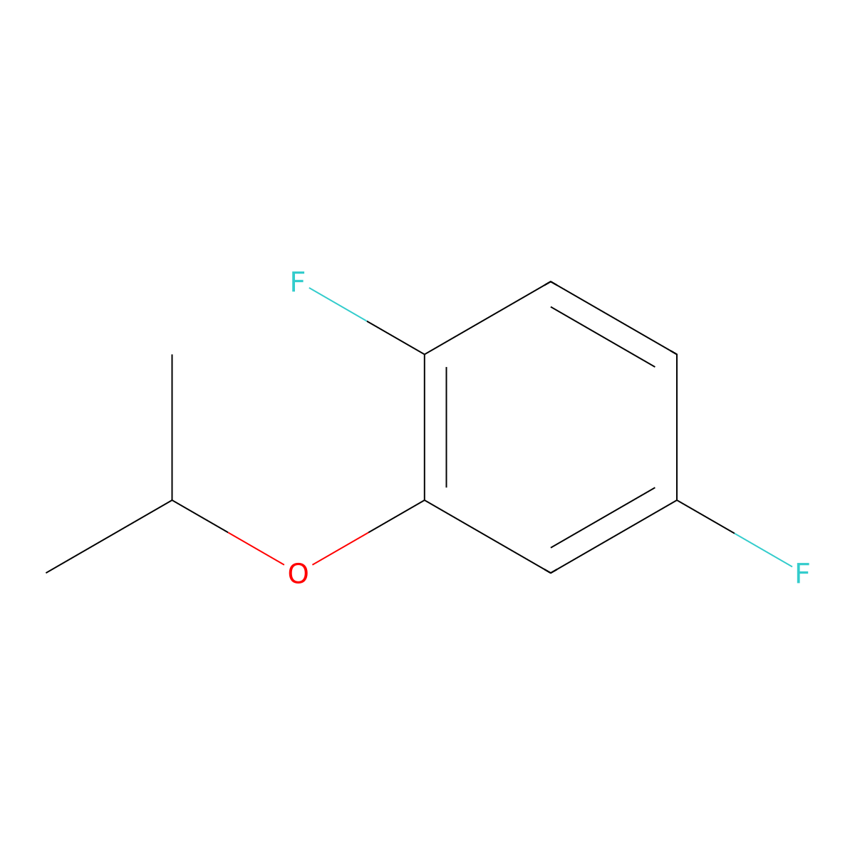 1,4-Difluoro-2-isopropoxybenzene molecular structure, CAS 1369813-77-3