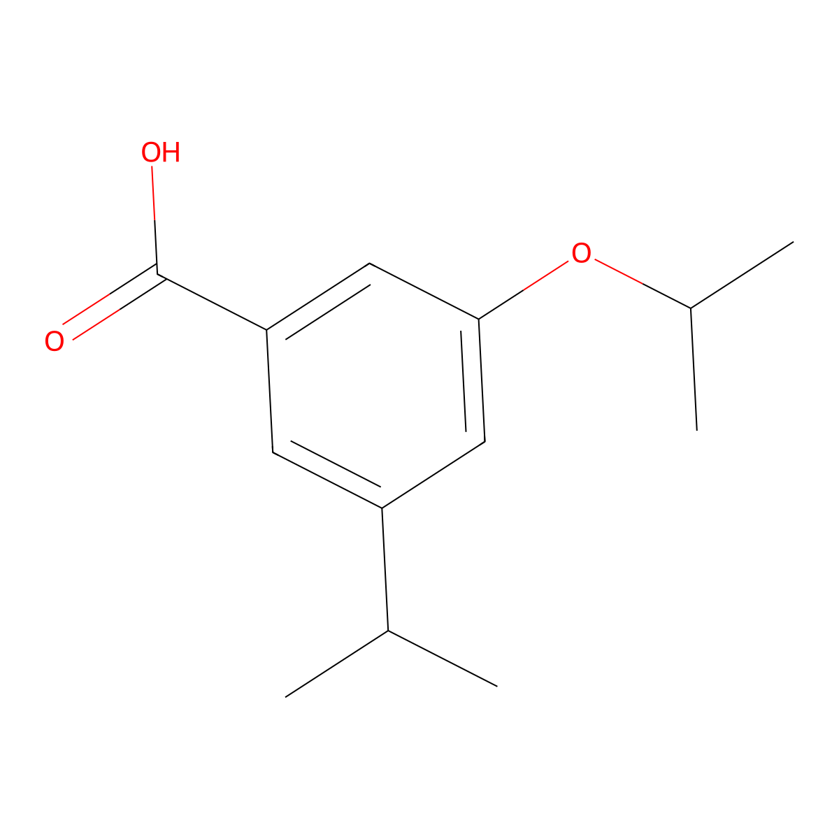 3-Isopropoxy-5-isopropylbenzoic acid molecular structure, CAS 1369815-97-3