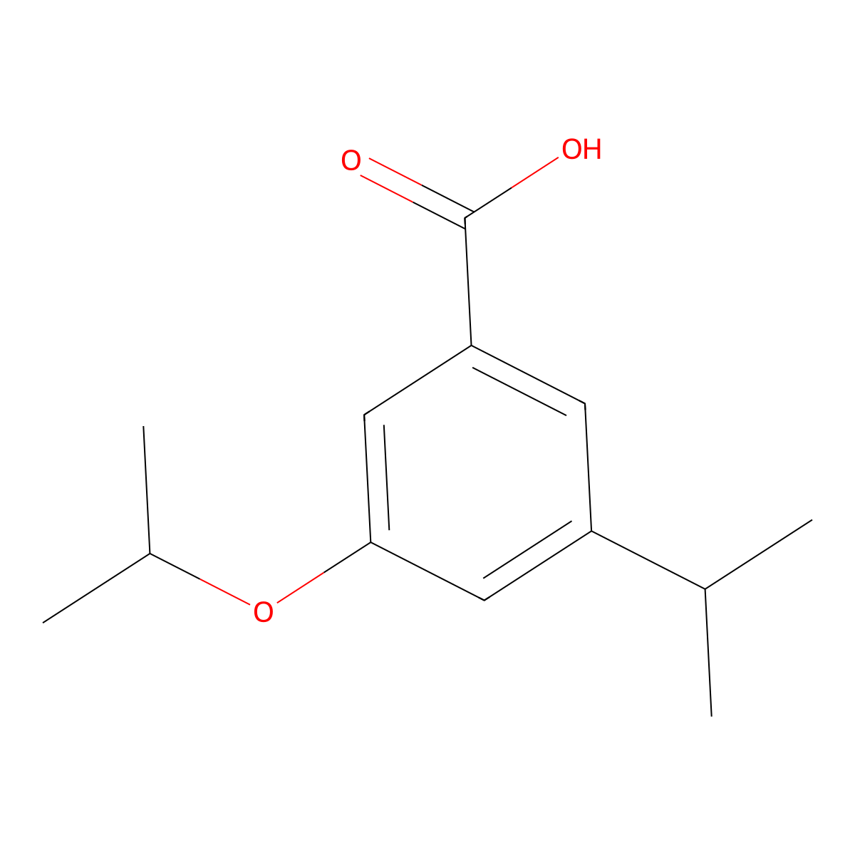 3-Isopropoxy-5-isopropylbenzoic acid molecular structure, CAS 1369815-97-3