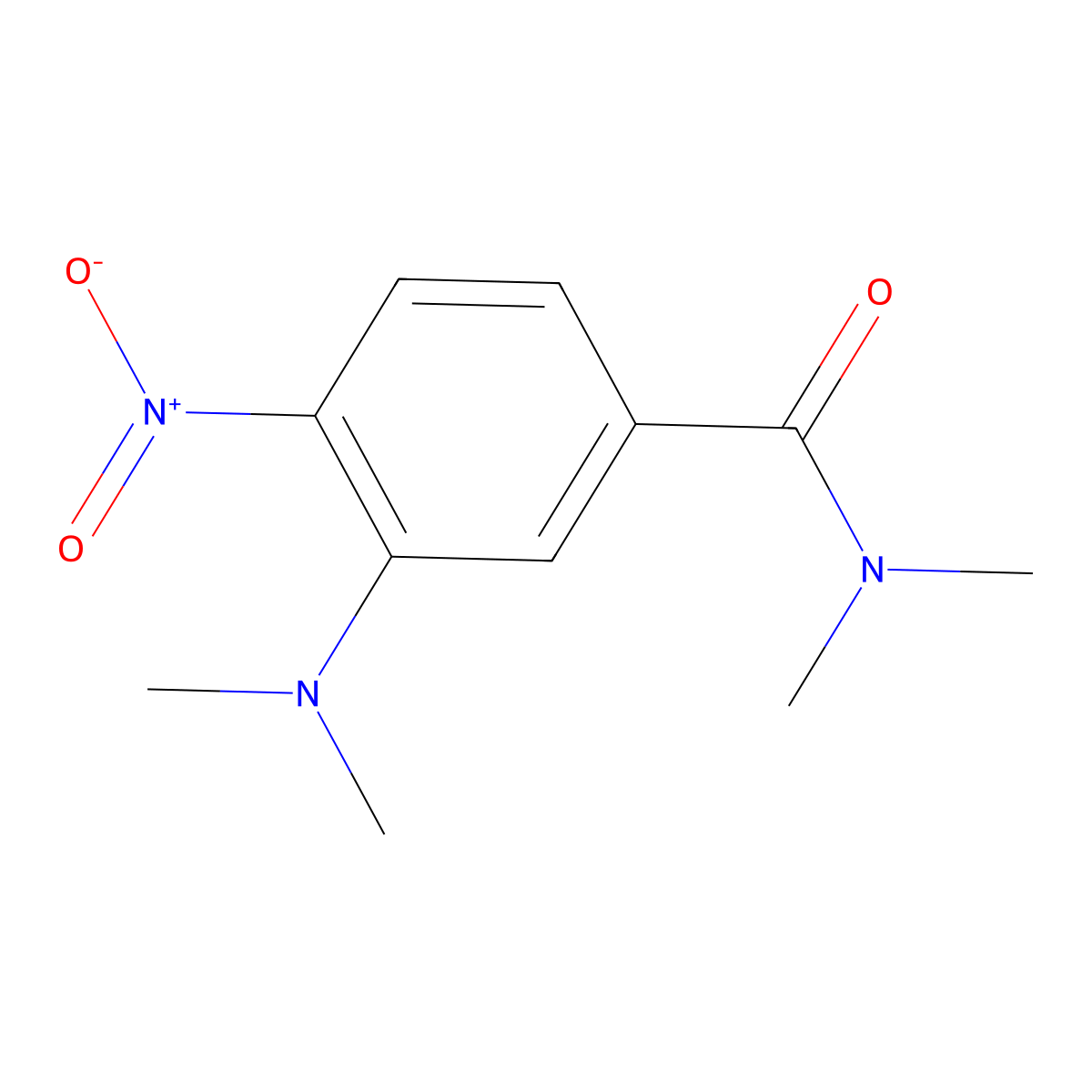 3-(Dimethylamino)-N,N-dimethyl-4-nitrobenzamide molecular structure, CAS 1369822-69-4