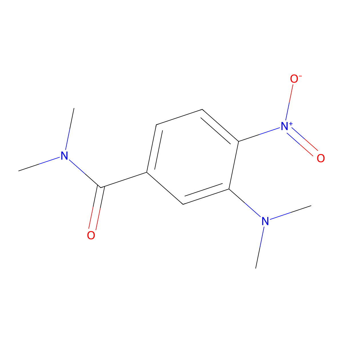 3-(Dimethylamino)-N,N-dimethyl-4-nitrobenzamide molecular structure, CAS 1369822-69-4