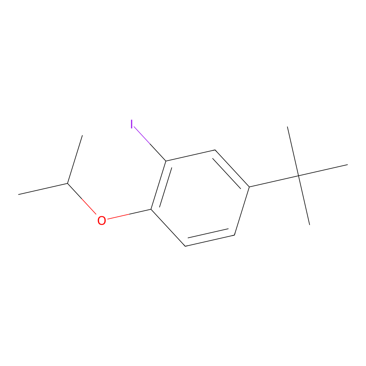 4-(Tert-butyl)-2-iodo-1-isopropoxybenzene molecular structure, CAS 1369838-11-8