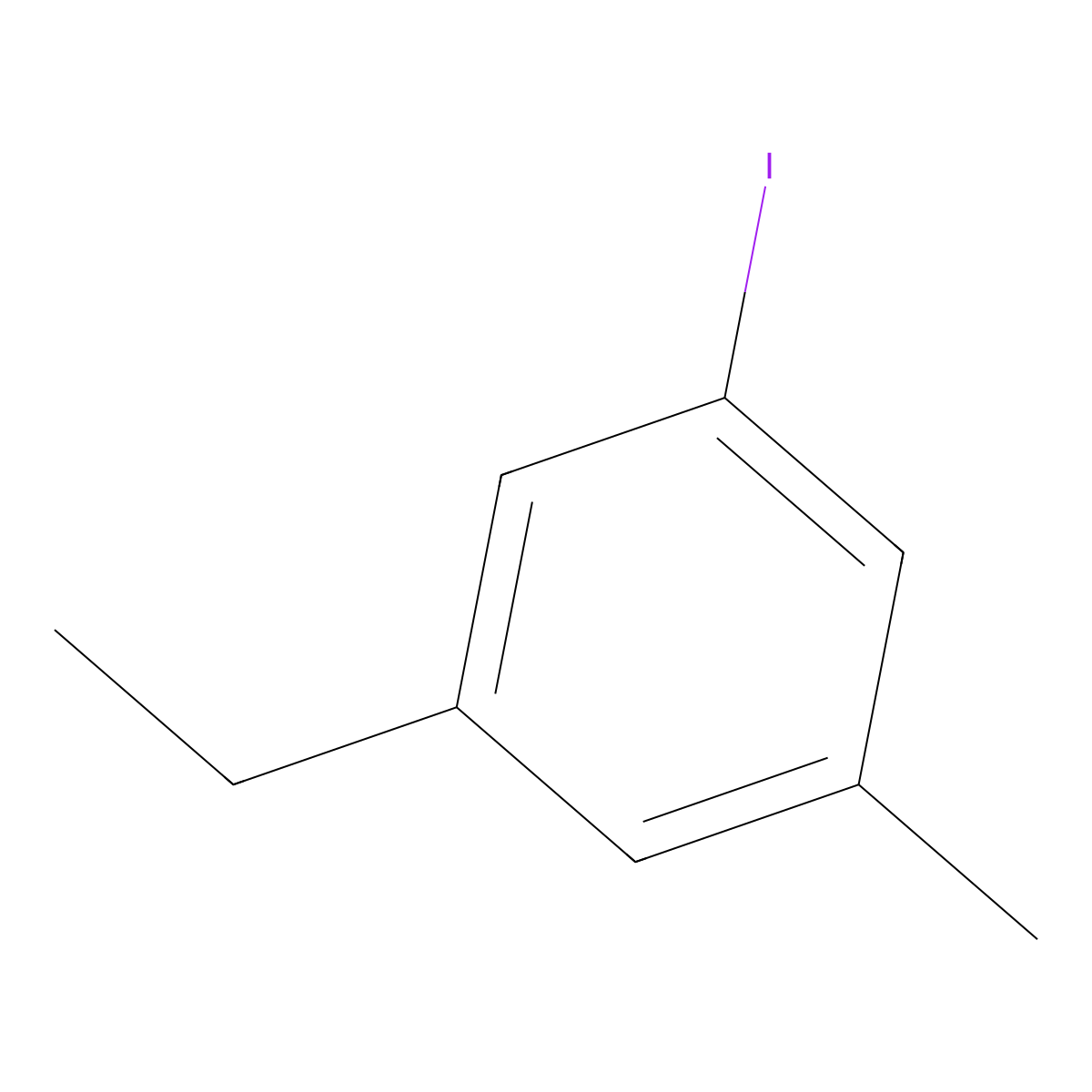 1-Ethyl-3-iodo-5-methylbenzene molecular structure, CAS 1369838-25-4