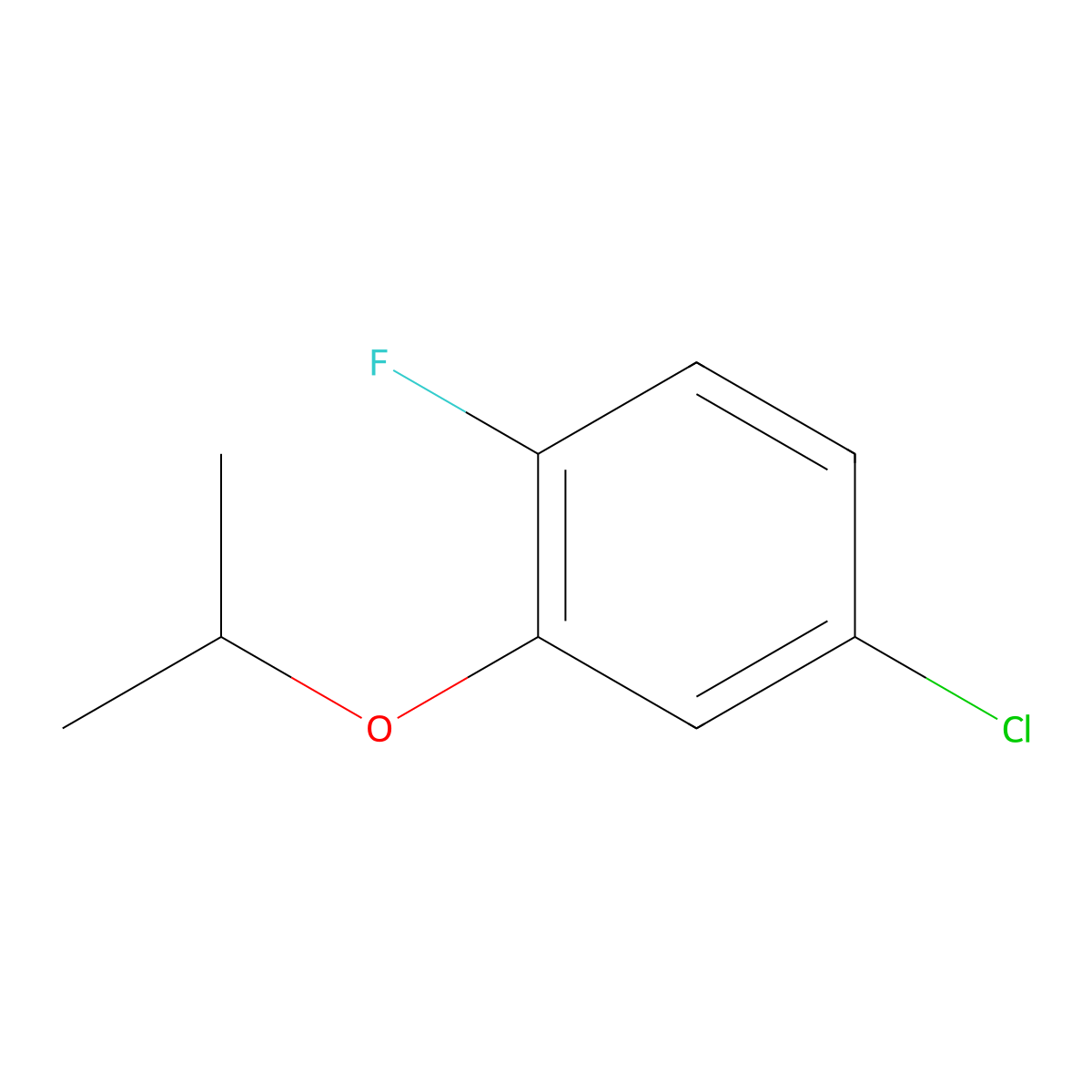 5-Chloro-2-fluoro isopropoxybenzene molecular structure, CAS 1369842-02-3