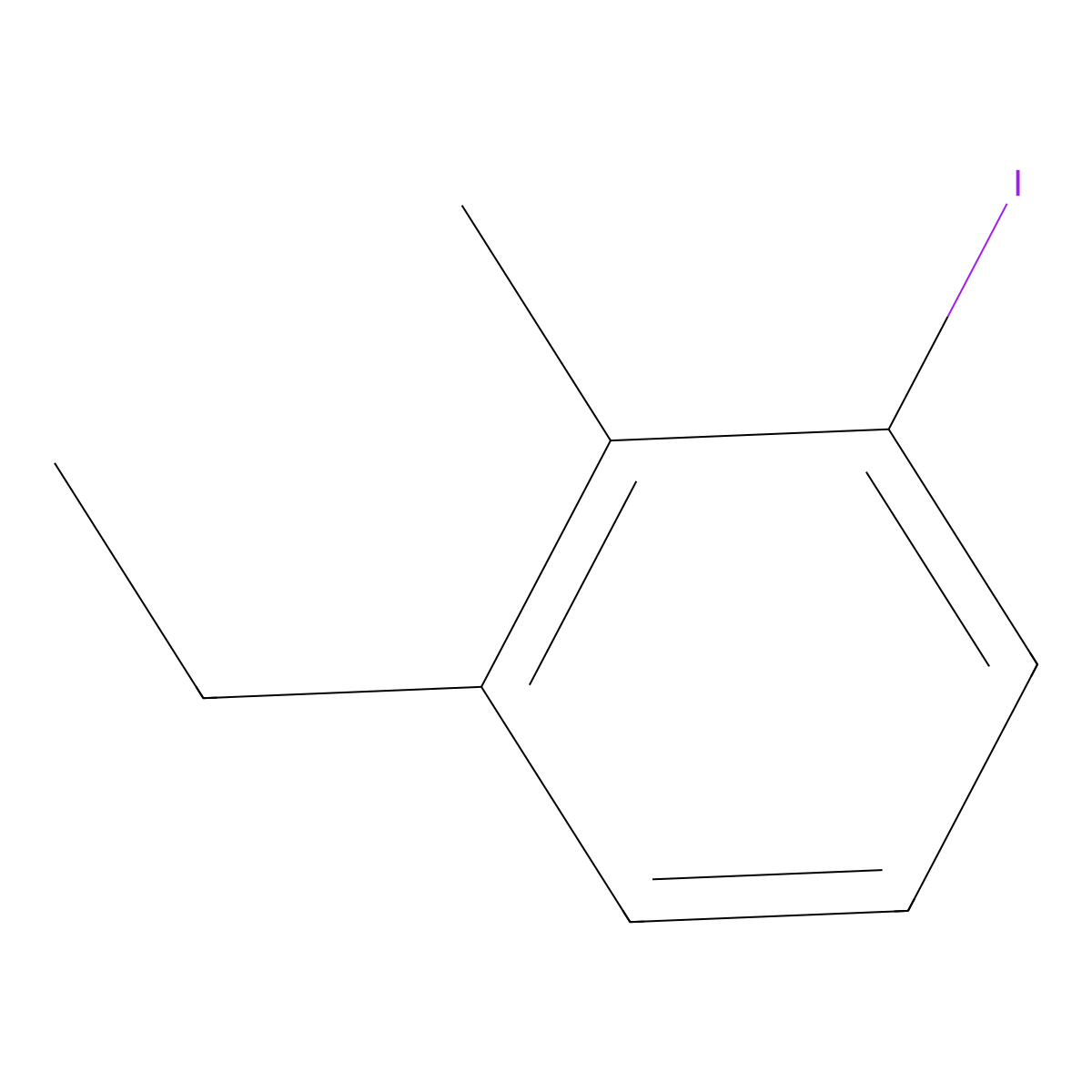 1-Ethyl-3-iodo-2-methylbenzene molecular structure, CAS 1369843-21-9