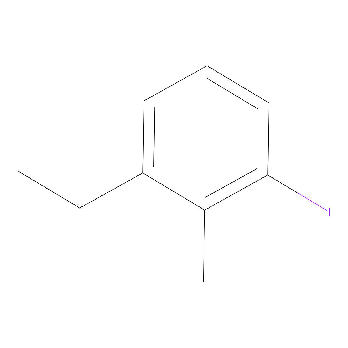 1-Ethyl-3-iodo-2-methylbenzene molecular structure, CAS 1369843-21-9