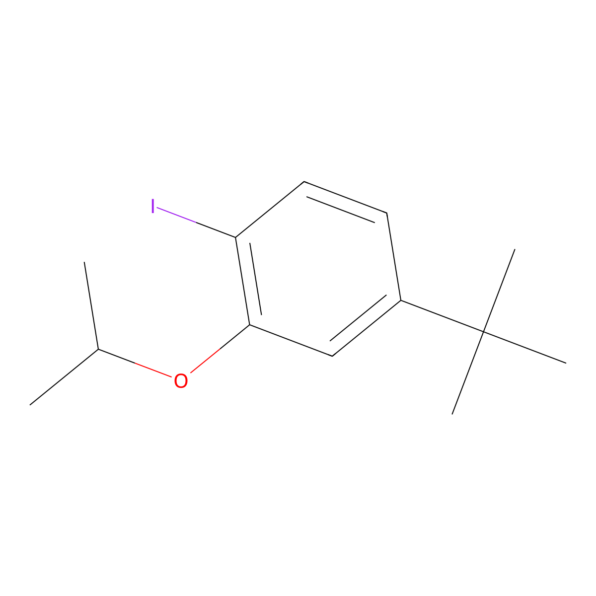 4-(Tert-butyl)-1-iodo-2-isopropoxybenzene molecular structure, CAS 1369844-56-3