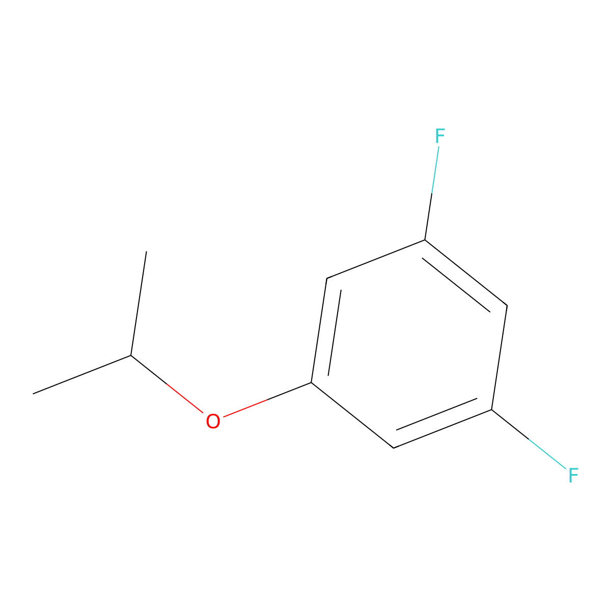 1,3-Difluoro-5-isopropoxybenzene molecular structure, CAS 1369849-69-3