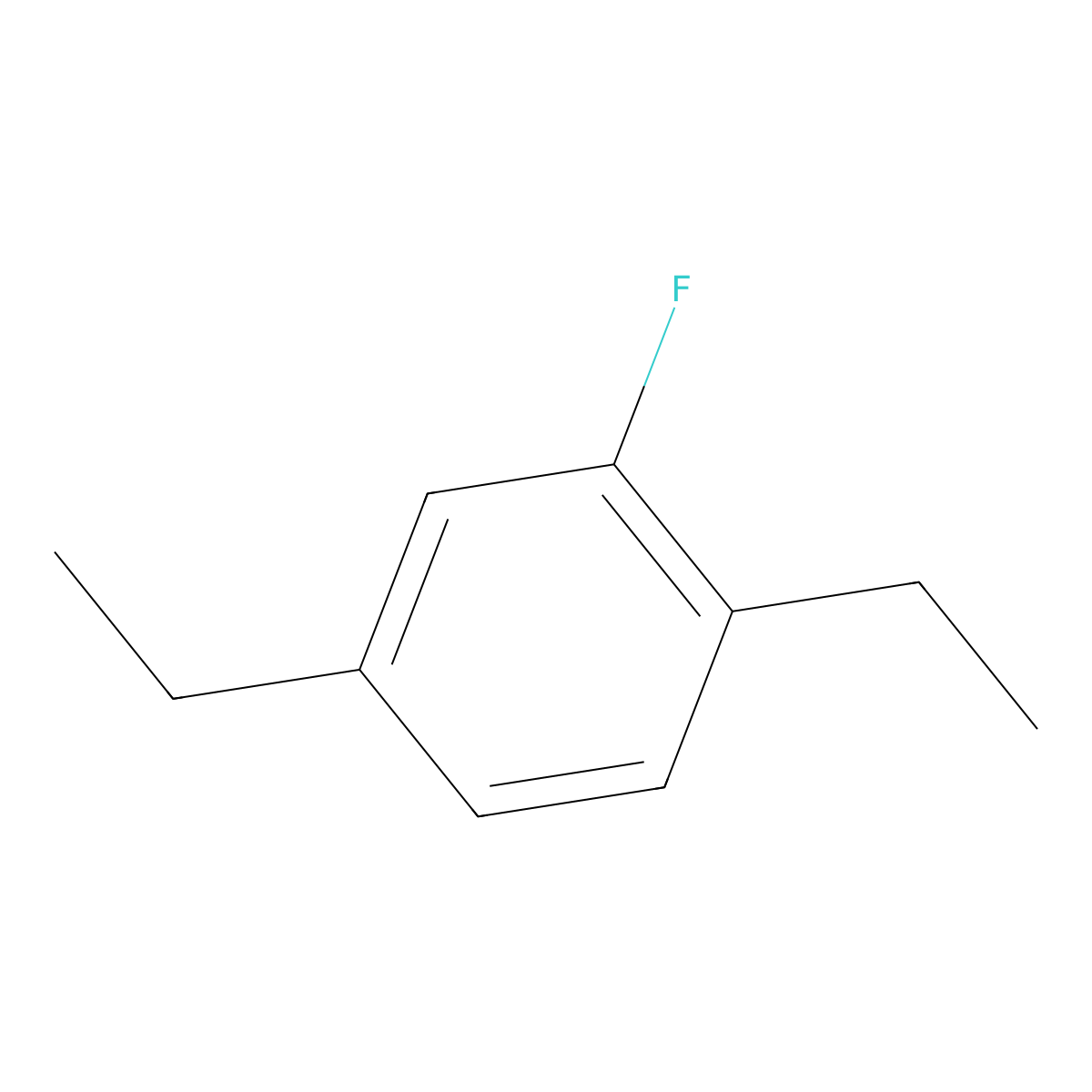 1,4-Diethyl-2-fluorobenzene molecular structure, CAS 1369853-62-2
