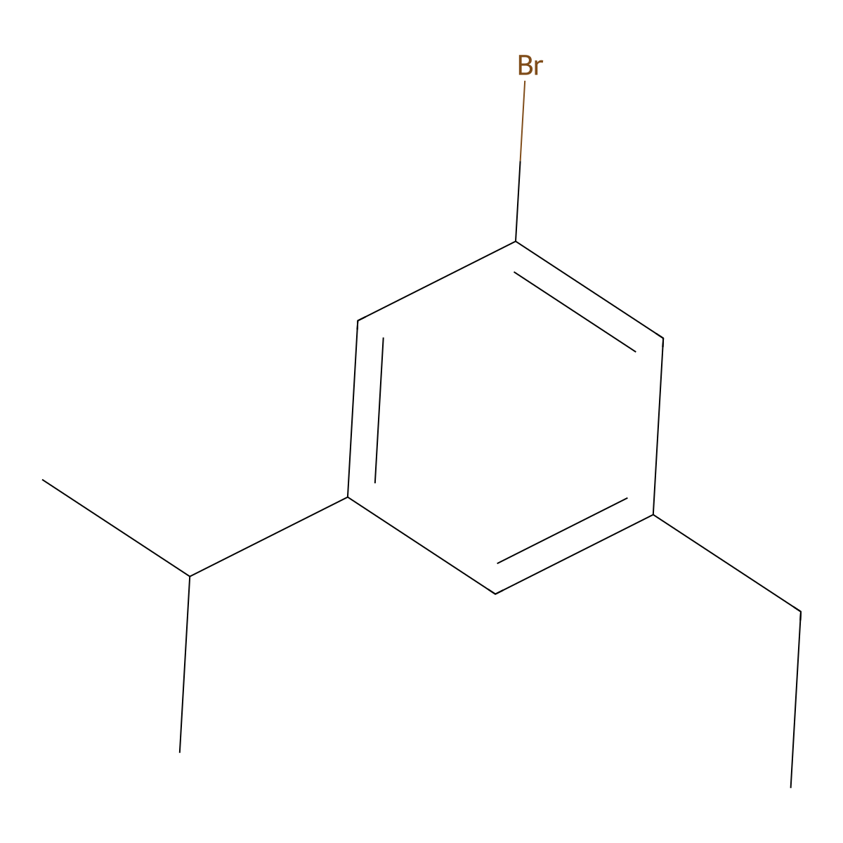 1-Bromo-3-ethyl-5-isopropylbenzene molecular structure, CAS 1369854-87-4