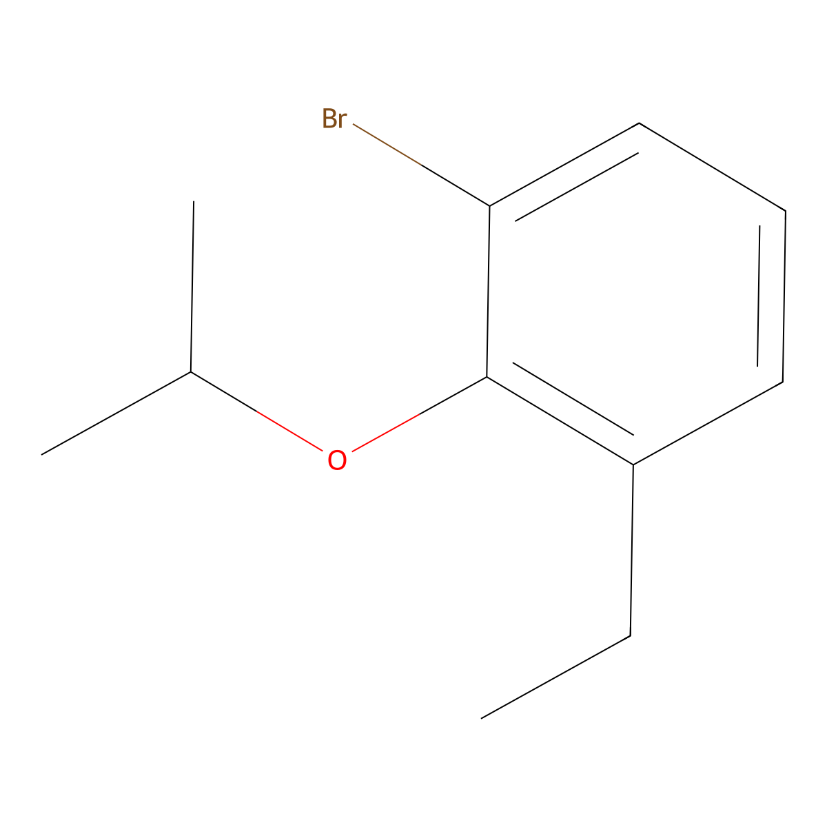1-Bromo-3-ethyl-2-isopropoxybenZene molecular structure, CAS 1369855-22-0