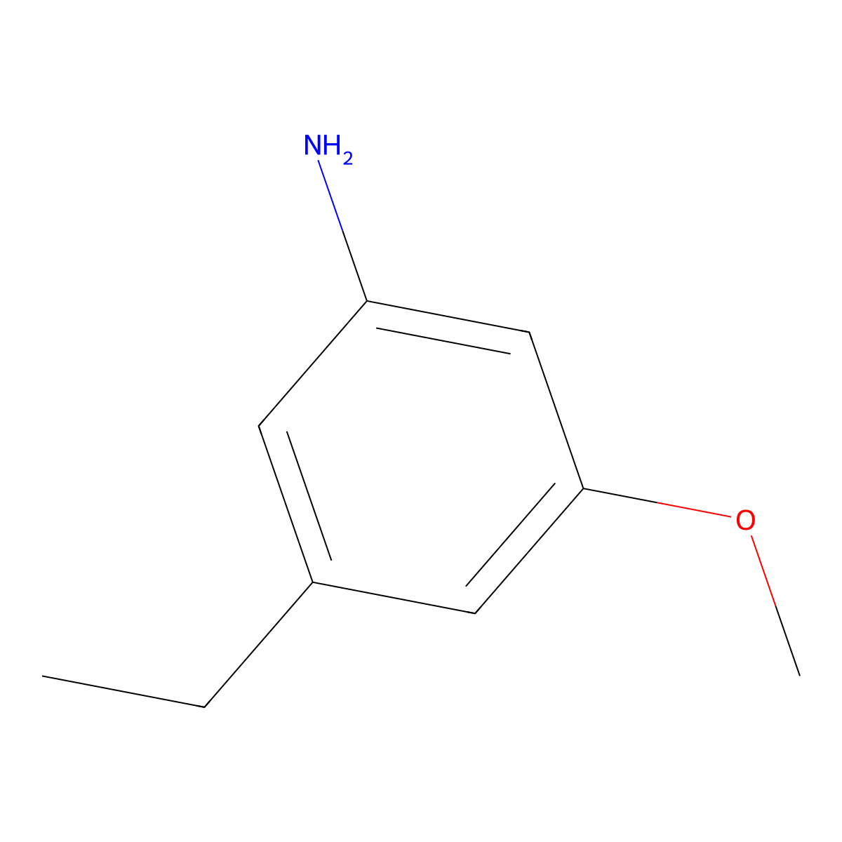 3-Ethyl-5-methoxyaniline molecular structure, CAS 1369874-89-4